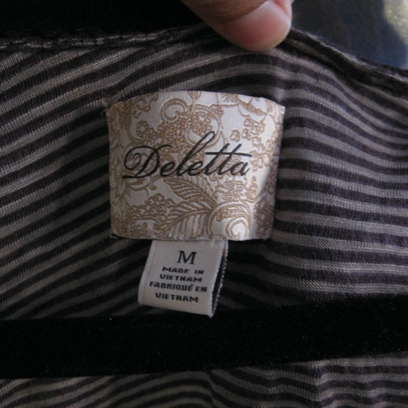 DELETTA ANTHROPOLOGIE Plum Purple Tiered Tank M - Picture 2 of 15